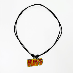 Kiss - Logo Cord Necklace