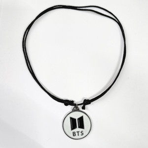 BTS - Circular Logo Cord Necklace