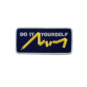 Fred Perry - Do It Yourself 4.5x2" Iron-on Embroidered Patch 
