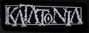 Katatonia Logo 5x2" Embroidered Patch