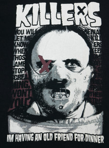 Killers Never Die - Hannibal  * T-shirt *out of print **MEDIUM*