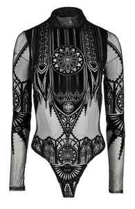 Inverted Cathedral Mesh Bodysuit