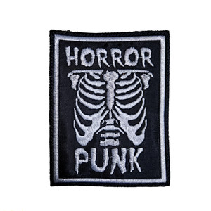 Horror Punk - Skeleton Embroidered Patch