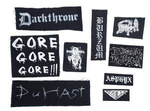 9 Patch Lot - Burzum, Darkthrone, Death  + More!