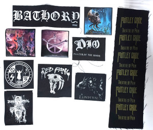 10 Patch Lot Autopsy, Bathory, Red Fang + More!