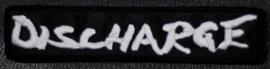 Discharge Logo 6x1" Embroidered Patch