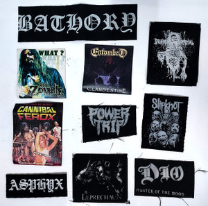 10 Patch Lot - Rob Zombie, Entombed, Bathory + More!