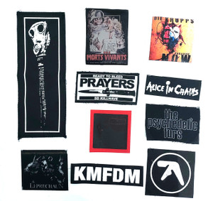 10 Patch Lot - Prayers, Alice In Chains, KMFDM + More!
