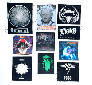 10 Patch Lot - Motley Crue, Mastodon, Tank + More!