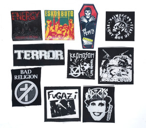 10 Patch Lot - Misfits, Terror, Bad Religion + More!