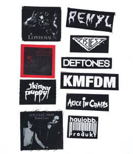 10 Patch Lot - She Past Away, KMFDM,  Skinny Puppy + More!