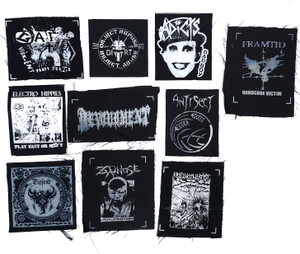 10 Patch Lot - Antisect, Disfear, The Adicts + More!