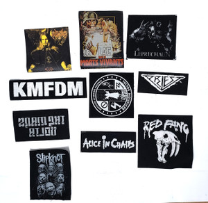 10 Patch Lot - KMFDM, Slipknot, Red Fang + More!