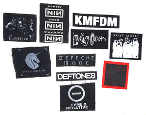 10 Patch Lot - Roxy Music, Depeche Mode, Deftones + More!