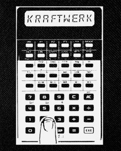Kraftwerk - Pocket Calculator 4x5" Printed Patch