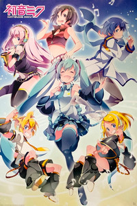 Hatsune Miku - Grupo 24x36" Poster