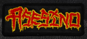 Asesino - Red/Yellow Logo 4.5x1.5" Embroidered Patch