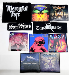 10 Patch Lot - Candlemass, Gamma Ray, Skeletonwitch + More!