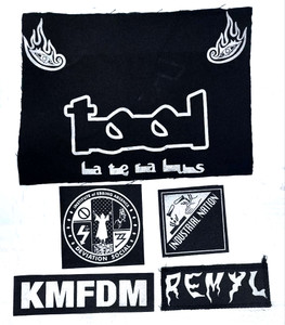5 Patch Lot - Tool, Remyl KMFDM + More!