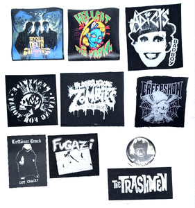 9 Patch Lot - The Adicts, The Trashmen, BSZFOS + More!