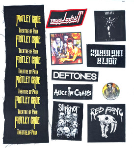 9 Patch Lot - Red Fang, Deftones, Nirvana + More!