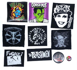 8 Patch Lot - The Trashmen, The Adicts + More!