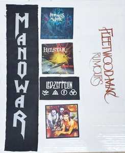 6 Patch Lot - Fleetwood Mac, Manowar, Helstar + More!
