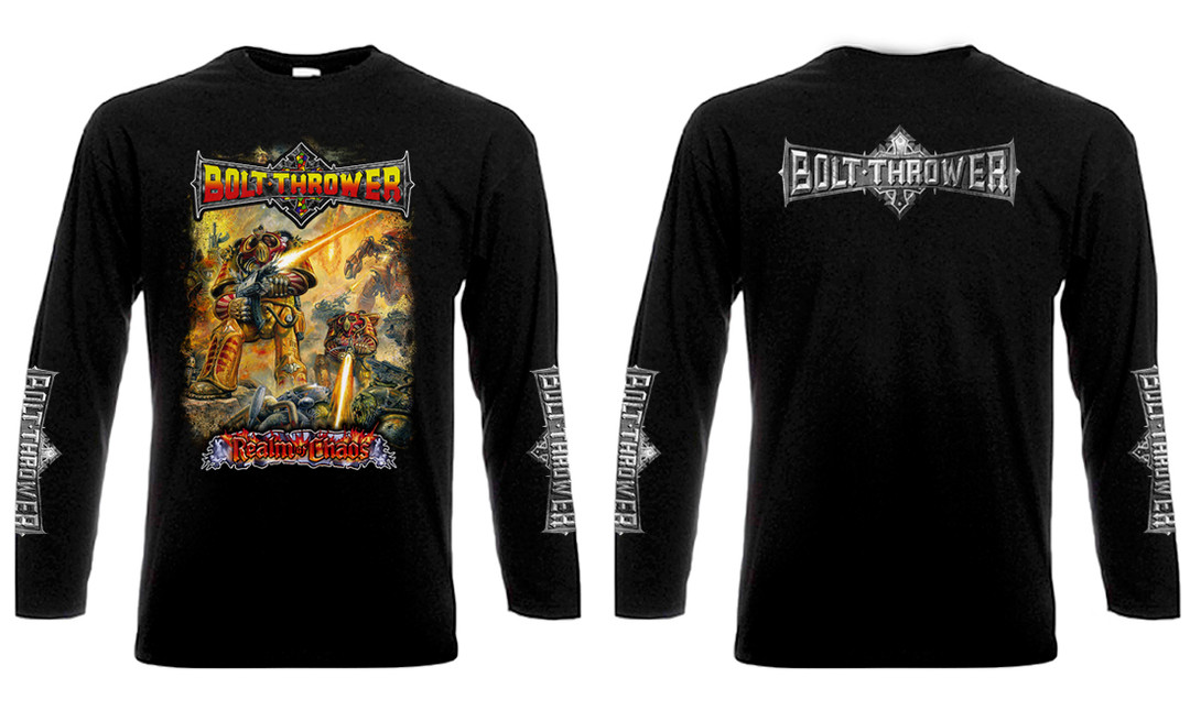 BOLT THROWER Realm of Chaos 長袖カットソー 激レア Realm of Chaos Long Sleeve T-Shirt - Nuclear Waste