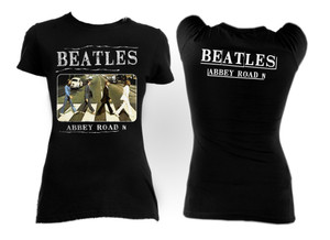 The Beatles - Abbey Road Sepia Girls T-Shirt