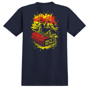 Anti-Hero Curb Pigeon Pocket Navy T-Shirt
