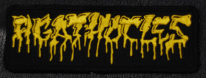 Agathocles - Yellow Logo 4.5x1" Embroidered Patch