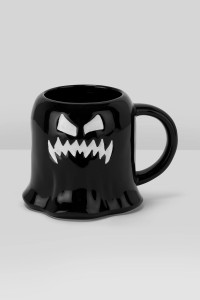 Boo Black Ghost Mug