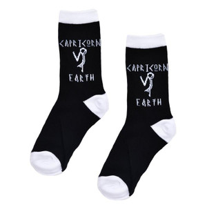 Capricorn / Earth Black Calf Socks