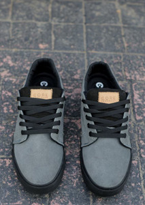Smith Grey Synthetic Suede Low Sneakers
