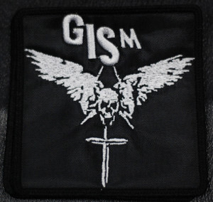 G.I.S.M. Skull & Dagger 4x4" Embroidered Patch