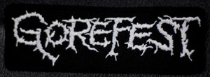 Gorefest Logo 5x2" Embroidered Patch