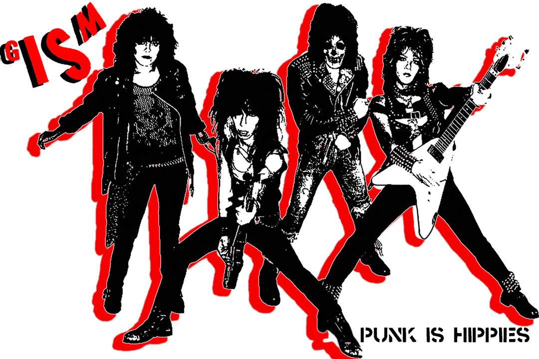 Gism - Punk is Hippies 18x12