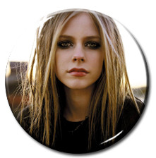 Avril Lavigne - Under My Skin Era 2.25" Pin