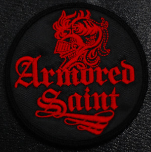 Armored Saint - Warrior 4x4" Embroidered Patch