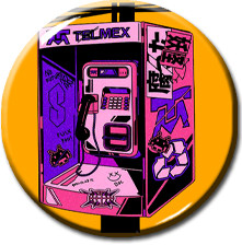 Telmex PayPhone 1.5" Pin