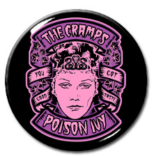 The Cramps - Poison Ivy 1.5" Pin