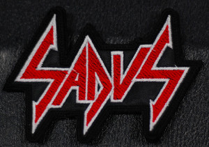 Sadus Red/White Logo 4x3" Embroidered Patch