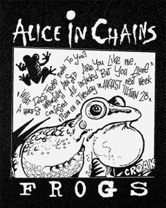 Alice in Chains - Frogs 4x5" Printed Patch