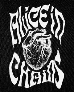 Alice in Chains - Heart 4x5" Printed Patch
