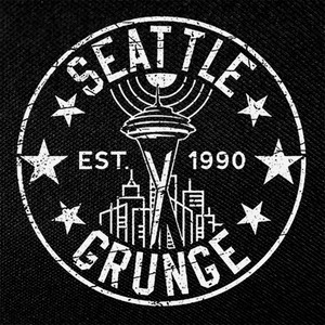 Seattle Grunge - Est. 1990 4x4" Printed Patch
