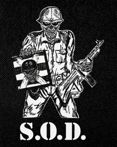 S.O.D. 4x5" Printed Patch