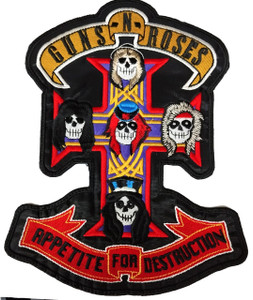 Guns N Roses - Appetite for Destruction 11" Embroidered BackPatch