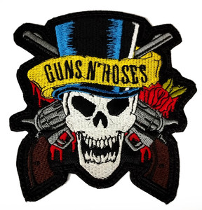 Guns N Roses - Skull n Pistols 5" Embroidered Patch