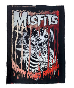 Misfits - Death Comes Ripping Test Print Backpatch