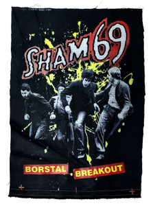 Sham 69 - Borstal Breakout Test Print Backpatch